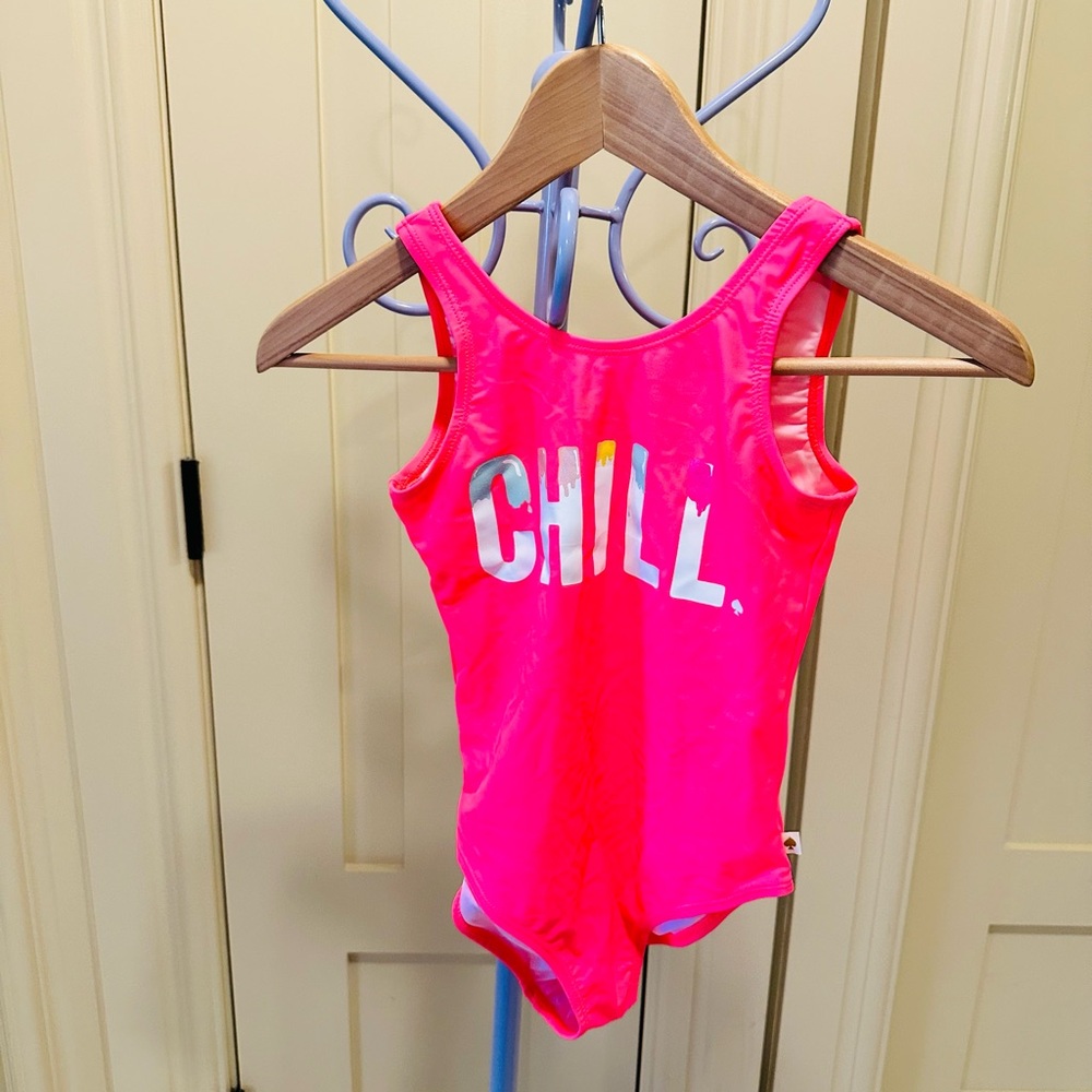 #183 Brand New Kate Spade Pink and Orange Swimsuit